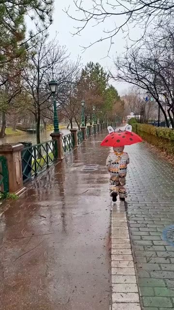 Red umbrella reference clip